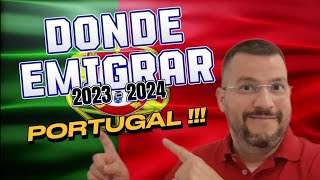 A Donde Emigrar este 2023 o 2024 Portugal emigrar emigraraportugal emigraralextranjero [upl. by Leviram119]