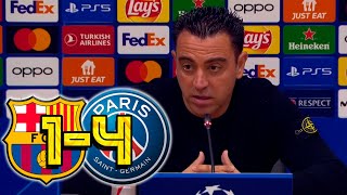 RUEDA PRENSA XAVI FCBARCELONA 14 PSG [upl. by Jangro]