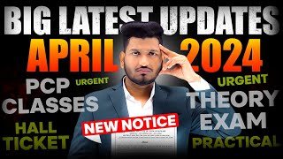 DONT IGNORE Nios Big Latest Updates April Exam 2024 Theory PaperPractical PCP Hall Ticket TMA [upl. by Melgar]