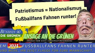 EM 2024  Fans FAHNE RUNTER WEHE ihr zeigt FLAGGE für eure Mannschaft  ANSAGE AN DIE GRÜNEN [upl. by Gareth]