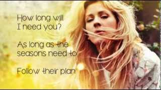 Ellie Goulding  How Long Will I Love You Lyrics [upl. by Hsirk241]