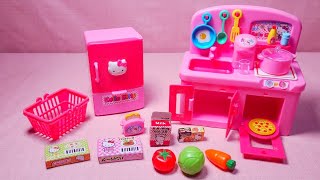 2 Minutes Satisfying with Unboxing HELLO KITTY Kitchen Set ASMR No Talking [upl. by Alien]