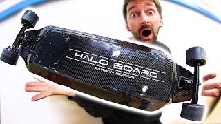 BEST ELECTRIC LONG BOARD EVER  HALO BOARD 2 [upl. by Lizzy]