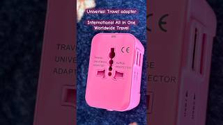 Universal Travel adapter International All in One Worldwide Travel Multi Plug for USA EU UK AUS [upl. by Valli]