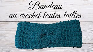 Comment faire un bandeau au crochet  facile et rapide en toutes tailles 😍 [upl. by Raveaux623]