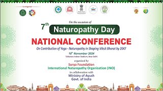 quotLIVE 7th Naturopathy Day  National Conferencequot  Dr BRC  National Health [upl. by Luapnaes]