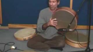 Percussionstudionet  Avi Agababa demonstrating frame drums Daf Bandir etc [upl. by Suirtemed]