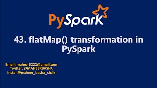 43 flatMap transformation in PySpark  Azure Databricks spark pyspark azuresynapse azure [upl. by Drews]