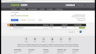 How to Update Name Servers Tutorials with Namecom Support [upl. by Ettelorahc]