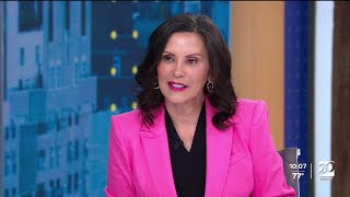 Michigan voters advocate for Governor Whitmer joining presidential ticket [upl. by Ateerys]