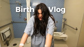 POSITIVE BIRTH VLOG  induced labor and delivery experience  Second Time Mom [upl. by Gasper]