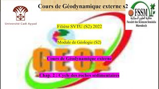 coure de géodynamique externe S2 cycle des roches sédimentaires svi et svtu 2022 [upl. by Norina]