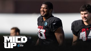 quotIts a getto jobquot  Calais Campbell is micd up for ATampT Training Camp  Atlanta Falcons [upl. by Gunzburg709]