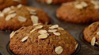 Bran Muffins Classic Version  Joyofbakingcom [upl. by Boothman]