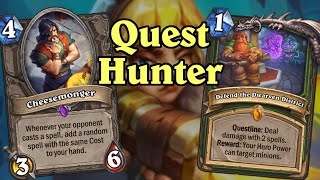 Cheesemonger Quest Hunter  United In Stormwind  Hearthstone [upl. by Eeram]