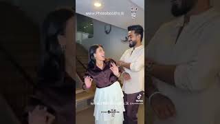 Dinesh Gamage and Shanudrie Priyasad at the 360SpinCam [upl. by Einimod]