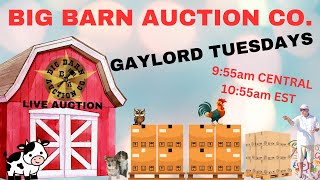 BIG BARN UNGAYLORDING TUESDAY LIVE AUCTION 102224 955am CEN [upl. by Arluene]