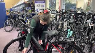 Kalkhoff Endeavour 5B Move Electric Bike boschebikesystems Intube Battery Removal [upl. by Neelahs]