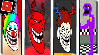 How to get 62 NEW TROLLFACE BADGES in FIND THE TROLLFACES  Roblox [upl. by Morly]