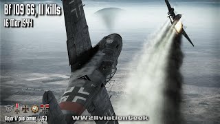 Bf 109 G6 Late 11 kills on Combat Air Patrol over Siivertsi  WW2 Air Combat Flight Sim [upl. by Retniw107]