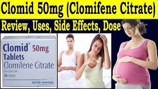 Clomiphene citrate 50 mg  Review Clomid tablets 50mg  uses Side Effecrs Dose clomid 50mg Urdu [upl. by Princess]