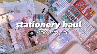 stationery haul 🩷 highlighters sticker maker art supplies amp more ft Stationery Pal [upl. by Perkoff]