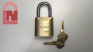 274 Master Lock Pro 6850 Padlock Pick and Gut Eventually [upl. by Aleece]