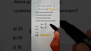 ¿Cuál es tu respuesta matematicasfaciles disfrutalasmatematicas clases profejeff fypシ゚ [upl. by Tnecniv]