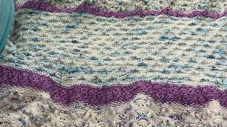 My emotional final thoughts knitting a special baby blanket [upl. by Ahsirkal]