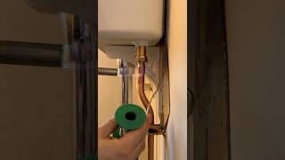 Replacing a toilet fill valve and copper pipework asmr plumber diy tools howto subscribe [upl. by Acemaj25]