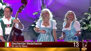 Geschwister Niederbacher  Ein Lied für Mama  HQ  Grand Prix der Volksmusik 2010 [upl. by Latsyrd]