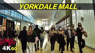 Torontos Yorkdale Mall 🎅 Christmas Shopping Walk Dec 2021 [upl. by Doty549]