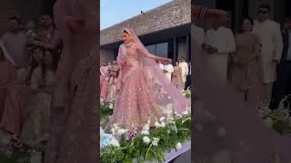 Bride stunning Entry  Heartbreaking Bridal Entry brideentry bride sangeet wedding entrysong [upl. by Lladnar]