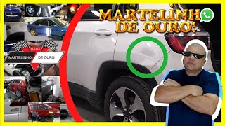 Martelinho de Ouro Delivery Desamassando Lateral Traseira Jeep Compass [upl. by Tarton200]