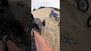 ￼Snowmobile With Wheels In SandDunes 😱😱 [upl. by Ileek]