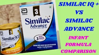 Similac Advance Vs Similac IQ Infant Formula Comparison 2021 [upl. by Zuleika]