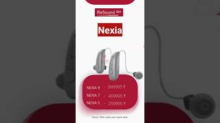 Resounds Nexia RIC Hearing Aid features besthearingaids HearingTechnology freetrial Hyderabad [upl. by Ulrikaumeko]