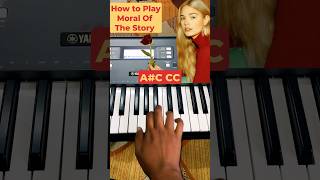 Moral Of The Story Piano Tutorial pianolesson [upl. by Nalhsa387]