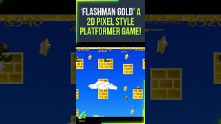 Check out this pixel platformer game  Flashman Gold indiegame shorts [upl. by Eimac]