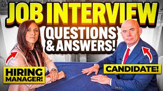 TOP 21 INTERVIEW QUESTIONS amp ANSWERS How to PASS a JOB INTERVIEW Interview Tips [upl. by Glori]