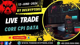 LIVE  TRADE CPI   WITH DECRYPTERS  12 JUNE   cpifomclive decrypters forex [upl. by Irby]