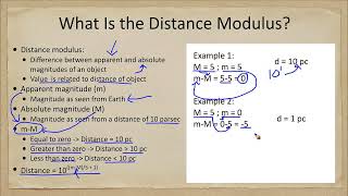 Special Topics in Astronomy  The Distance Modulus [upl. by Kedezihclem218]