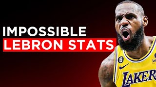 LeBron James Stats You Have To See To Believe [upl. by Ahsinor]