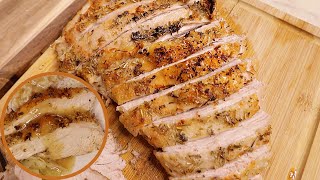 Herb Roasted Turkey Breast  How to Cook it PERFECTLY and how to Test for Doneness [upl. by Leonelle]