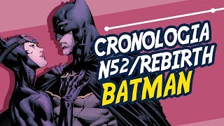 CRONOLOGIA DEFINITIVA DO BATMAN NOVOS 52  REBIRTH [upl. by Lindly]