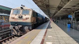 15769 Alipur Duar  Lumding Intercity Express Entering Guwahati Railway Station  Indian Railways [upl. by Rabma]