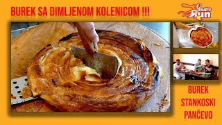 Najneobičniji burek u Srbiji Dimljena kolenica makedonski recept Stankoski  Gastromaratonac [upl. by Llarret]