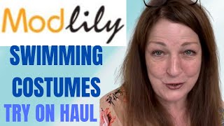 Modlily Swimming Costumes Try On Haul [upl. by Ecinnej500]