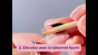 Comment retirer nos autocollants pour ongles en gel UV  Tutoriel complet [upl. by Steffi]