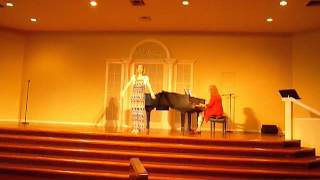 Sheridan singing Practically Perfect Mary Poppins  2016 Voice Recital [upl. by Emmit206]